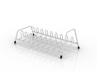 Modern draining rack 3d model