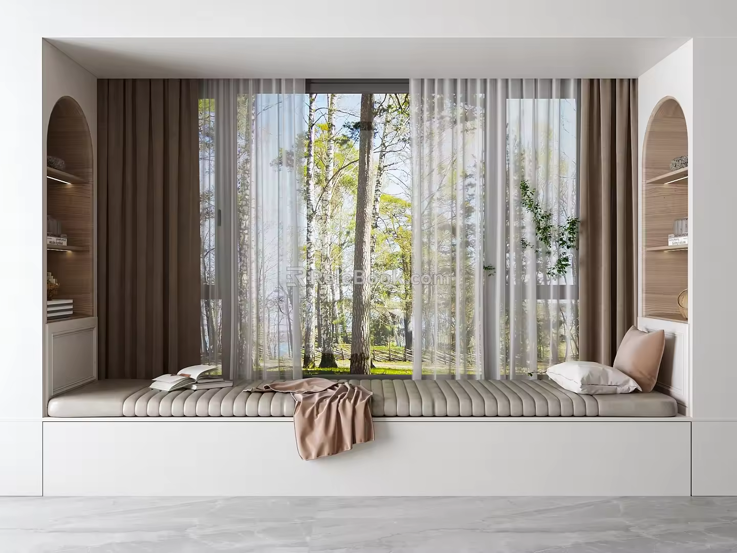 floating window 3d model