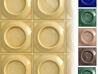 Ceramic Floor Tiles With Glossy Surface And Multiple Color Options For Home Flooring 3d model