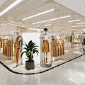 Bright Spacious Modern Women Clothing Store Interior With Neat Garment Racks And Stylish Mannequins