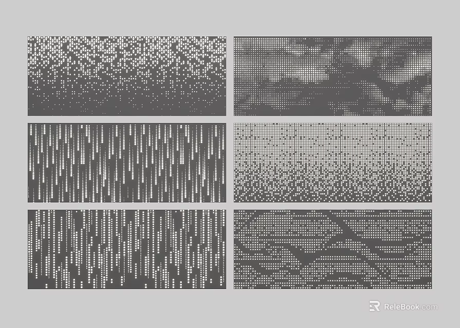 Artistic Ironwork With Various Textures And Intricate Patterns For Decorative Design 3d model