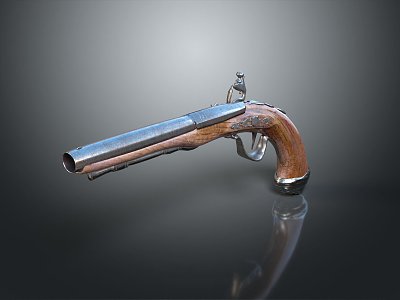 Retro Pistol Retro Gun Short Gun Pistol Modern Weapon Hot Weapon Hot Weapon Gun Military 3d model