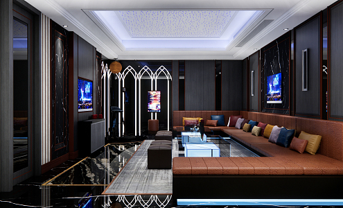 Modern KTV Box Bar and Nightclub 3d model