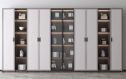 New Chinese Bookcase 3d model