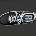 Dark Blue And White Low Top Sneakers With Star Logo Orange Rubber Sole Casual Design