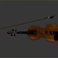 Classical Wooden Violin with Bow Acoustic Musical Instrument for Music Enthusiasts