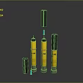 Practical Yellow And Black Cylindrical LINE Household Items For Daily Use With Various Sizes