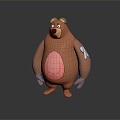 Modern Toy Cartoon Bear Anime Bear Big Bear 3d model