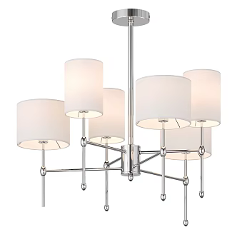 Simple Light Luxury Chandelier 3d model