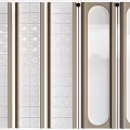 Modern Room Divider With Glass Panels And Textured Surface Designs For Contemporary Interior Spaces