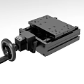 Industrial Precision Slide Table With Manual Adjustment Knob And Fixing Holes
