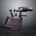 Modern flame blowtorch gasoline blowtorch kerosene blowtorch 3d model