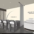 Elegant Cream Tone Beauty Salon Interior Design With Cozy Guest Lounge And Premium Treatment Areas
