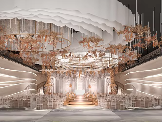 Jane's wedding scene 3d model