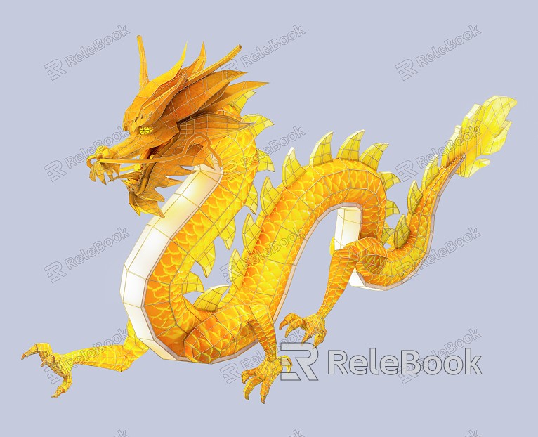 Chinese Lantern Chinese Dragon Lantern model