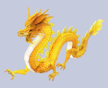 Chinese Lantern Chinese Dragon Lantern 3d model