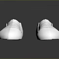 White Flat Shoes With Strap Details Simple Design For Casual Wear