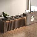 New Chinese Front Desk 3d model
