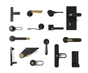 Modern Door Handle 3d model