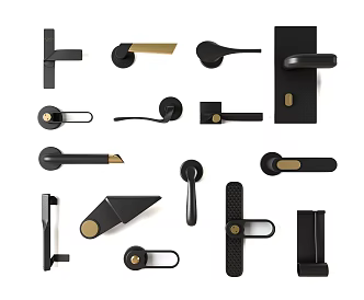 Modern Door Handle 3d model