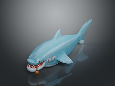 shark great white shark whale shark hammerhead shark tiger head shark man-eating shark blue shark coral red coral white coral 3d model