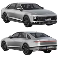 Silver Hyundai Cars Exterior Design Showcase