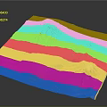 Stunning Mountain Landscape With 3D Topographic Peaks And Natural Terrain Textures