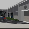 R Track Experience Indoor Scene With Golf R Scirocco And Cones On Track Layout