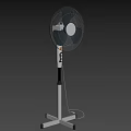 Standing Air Conditioner Fan With Adjustable Control Panel And Stable Base 3d model