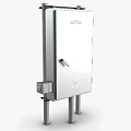 Stainless Steel Industrial Control Cabinet With Lockable Door And Support Legs
