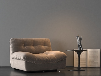 Modern Single Sofa 3d model