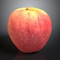 Fresh Ripe Red And Yellow Apple With Shiny Smooth Skin And Juicy Flesh