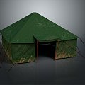 Emergency Camp Tent Field Hospital Field Tent Field Tent Medical Tent Tent Herringman Tent 3d model