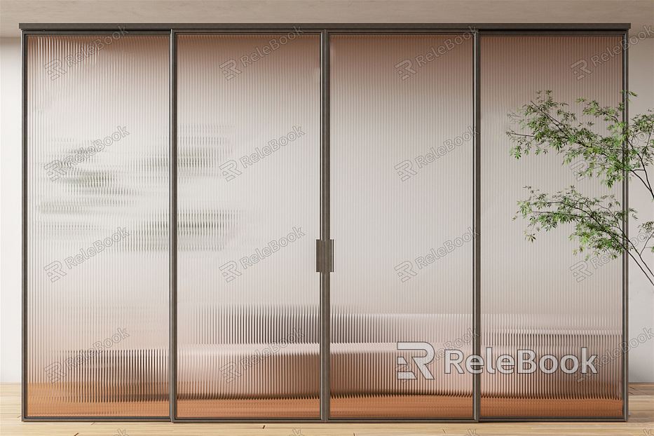 Modern sliding door Changhong glass sliding door model