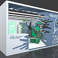 JIAJIU HEALTH Medical Display Shelves For Life Partner Healthcare Showcase Setup Design