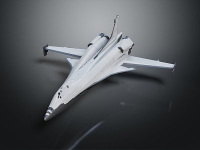 Modern Fighter Science Fiction Fighter Future Fighter Concept Fighter 3d model