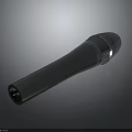 Professional Handheld Dynamic Microphone With Black Textured Grip Metal Mesh Grille And XLR Connector