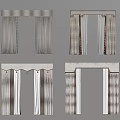 Various Elegant Curtain Styles Featuring Decorative Fringes And Soft Fabric Details