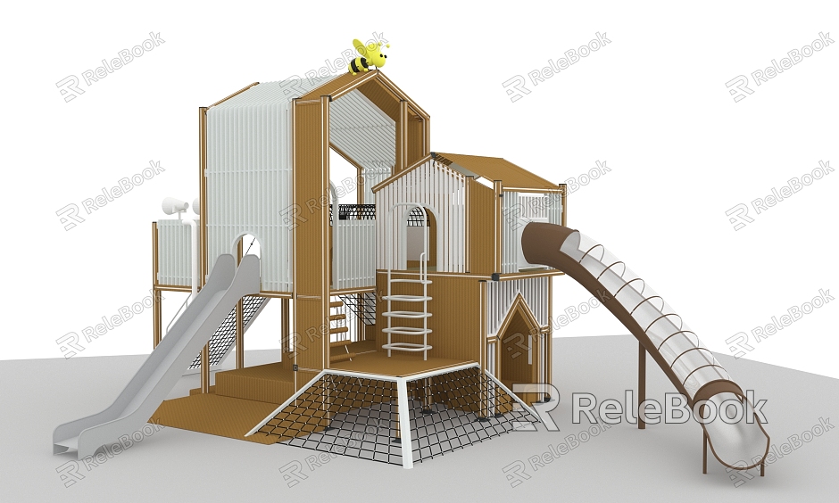 Tree House Slide model