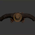 Brown Leather Jacket With Gray Shirt Brown Pants Hat And Holster Daily Use Items