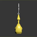 Yellow Swan Shaped Hardware Tool Hook With Decorative Design For Home Hanging Use