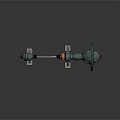 modern engine generator sci-fi generator sci-fi item 3d model