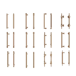 Modern handle metal handle 3d model