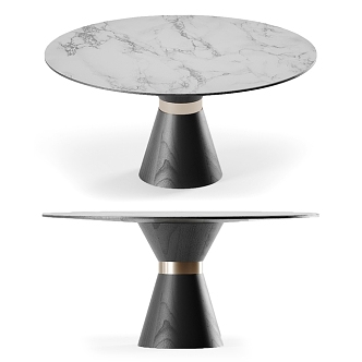 Table Dining Table Round Table 3d model