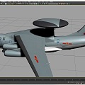 Air Police 2000 AWACS Air Police 2000 KJ2000 kj2000 Il 76 3d model