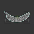 Detailed Botanical Drawing of Yellow Banana with Black Spots on Gray Background