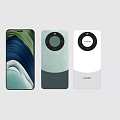 HUAWEI Smartphones With Unique Back Textures Circular Camera Modules And Green Gray Beige Colors