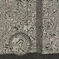 Modern Neutral Tone Wall Paneling With Textured Pattern And Spherical Decor