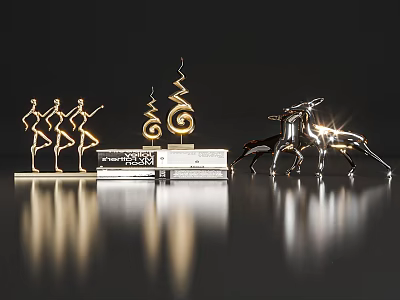 Modern Ornaments Decorative Ornaments 3d model
