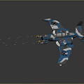 Modern Fighter Next Generation Aircraft 3d model